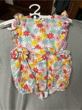 Good Lad Floral Bubble Romper - Pink, Yellow, Blue, Coral